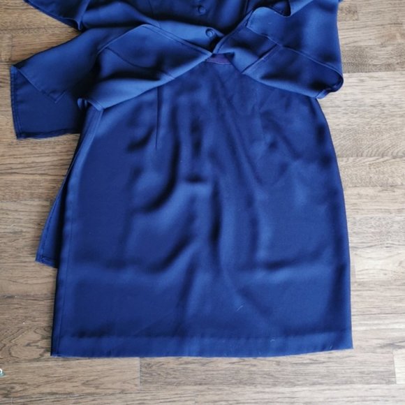 Vintage 80's Braemar Jeremy Scott Dress Power Suit 10 - Picture 5 of 7